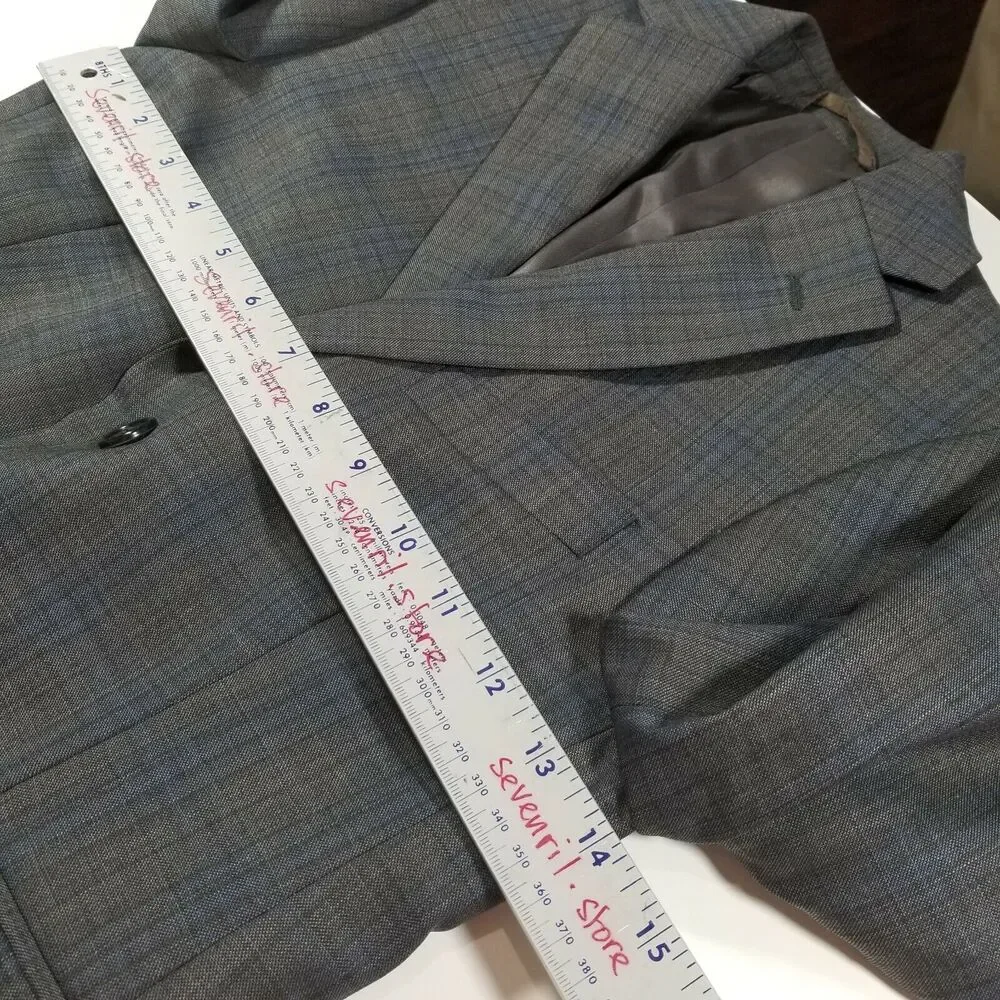 Michael Kors Boys 2-Piece Suit Size 8 Gray Blue Unhemmed Pants Formal NWT $225